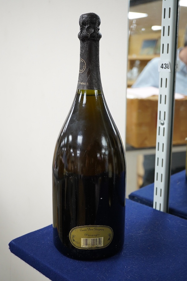 A magnum bottle of Dom Perignon 1983